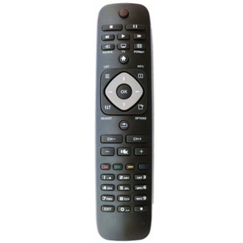 Controle Compatível Com Tv Led Philips 42pfl7007 47pfl7007g