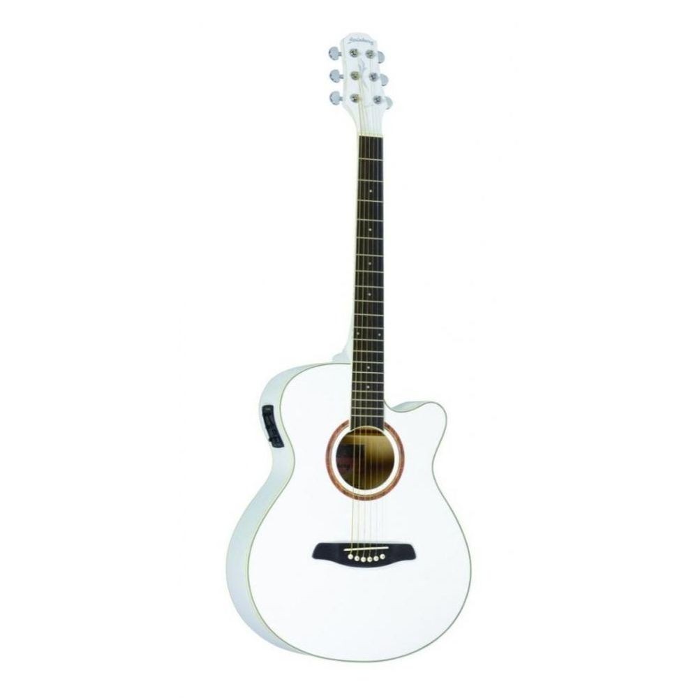 Violão Strinberg Aço Elétrico Branco Be30