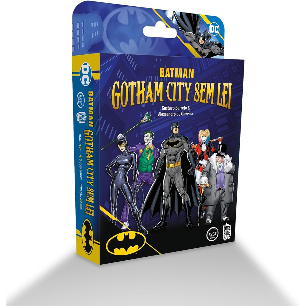 Jogo - Batman Gotham City Sem Lei Dice on Fire