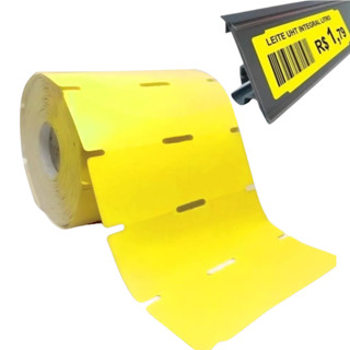 1 Rolo Etiqueta Gondola105x30 Térmica Amarela NÃO USA RIBBON em Oferta na Shopee