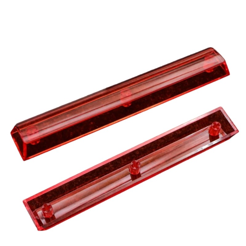 Li * 6 25U Barra Espaço Keycap Transparência Colorful PC Space Keycaps Melhoram A Experiência Digit