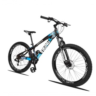 Bicicleta Vikingx Freeride Aro 26 Câmbios Shimanos 21v Preto Azul em Oferta na Shopee