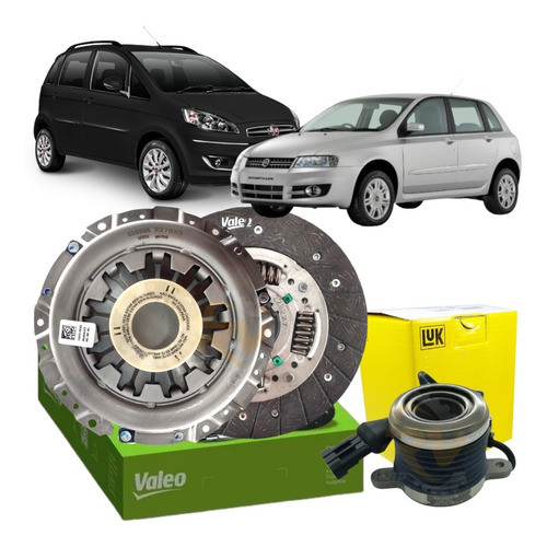 Kit Embreagem Atuado Stilo Idea Dualogic 1.8 Completa 2001 2002 2003 2004 2005 2006 2007 a 2016