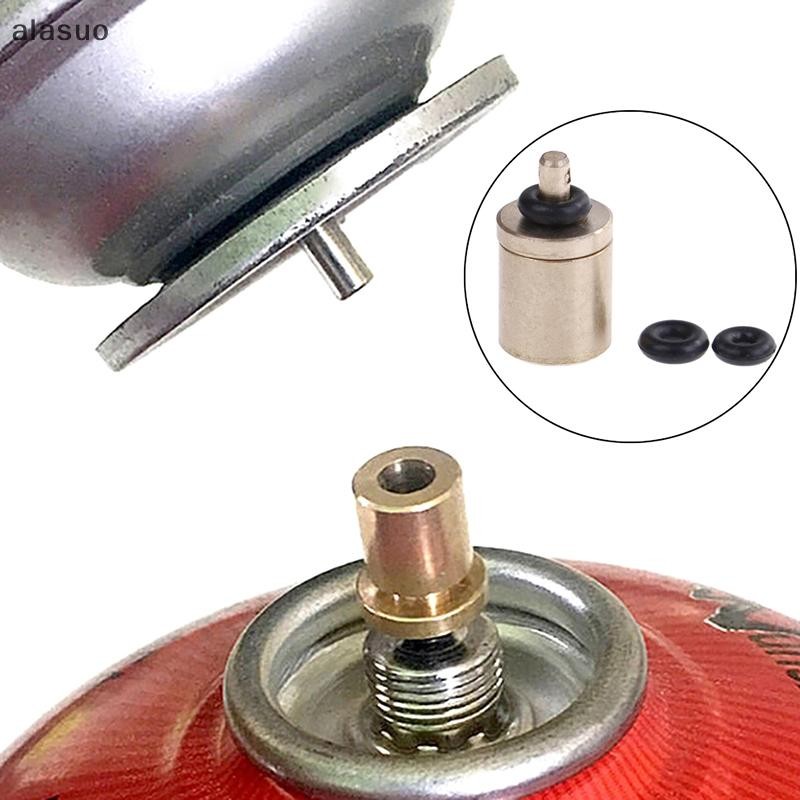 [ala] Adaptador De Recarga De Gás Butano Para Enchimento De Cilindro Fogão De Acampamento Ao Ar Livre De Cobre [BR]