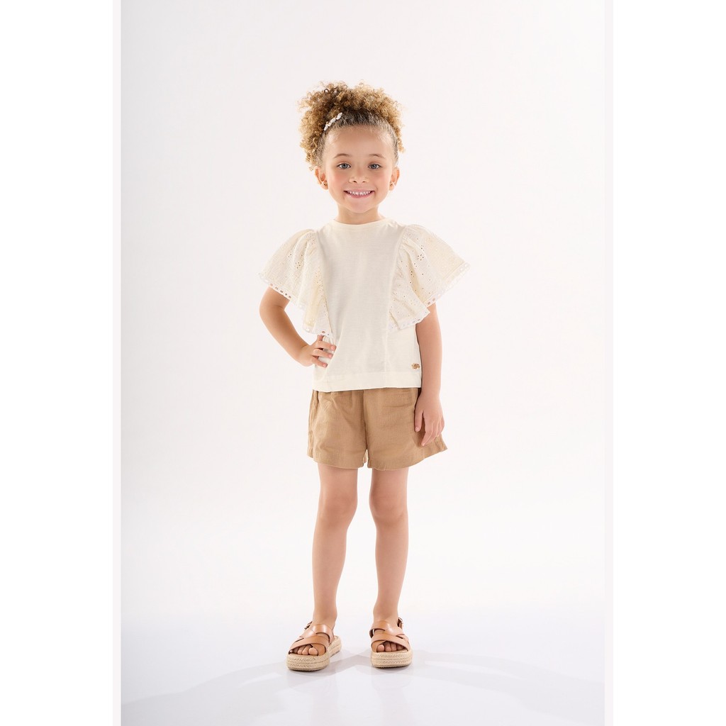 Bata Infantil para Menina em Meia Malha Linho Up Baby em Oferta na Shopee