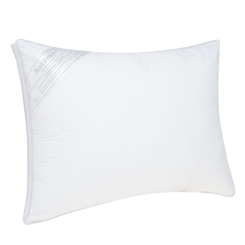 Travesseiro 50x70cm Buddemeyer Vision Fill 100% Algodão Branco - Home & Living