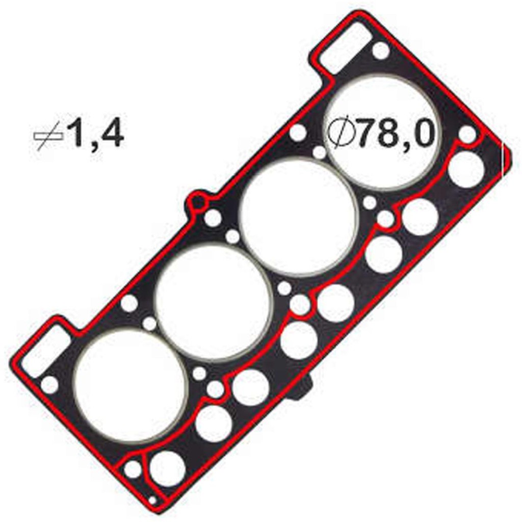 Junta do cabeçote Ford Scala 1979 a 1989 BASTOS 131505PK