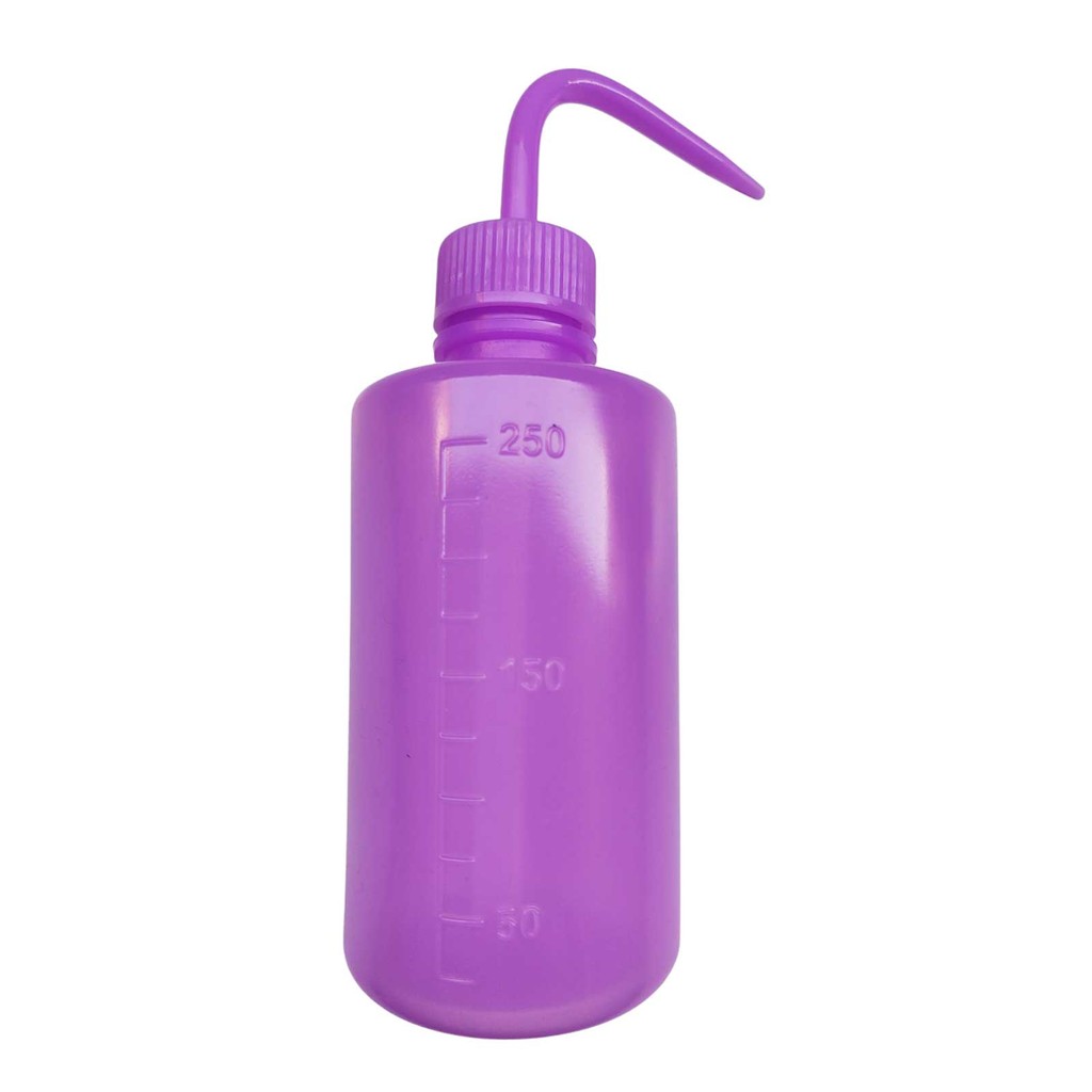 1 Frasco Dosador Pisseta Graduada Limpeza De Cílios 250ml Lilás