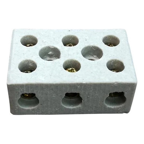 Conector De Porcelana Tripolar Cabo De 16mm 3 Polos Melfi em Oferta na Shopee