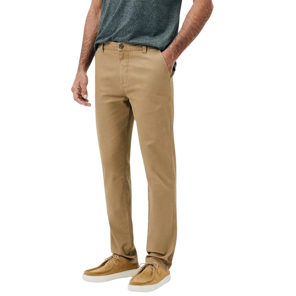 Calça Hering Masculino Slim Chino Caqui