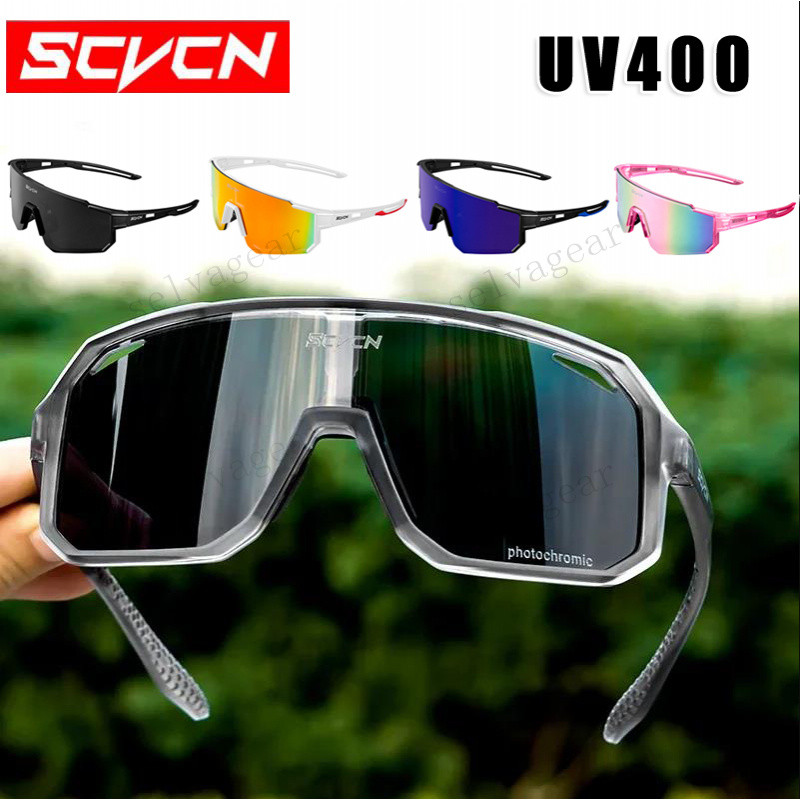Óculos De Sol Da Moda Scvcn , Luxo Masculinos , Esportes Ao Ar Livre , Corrida , Direção Femininos UV400 Ciclismo em Oferta na Shopee