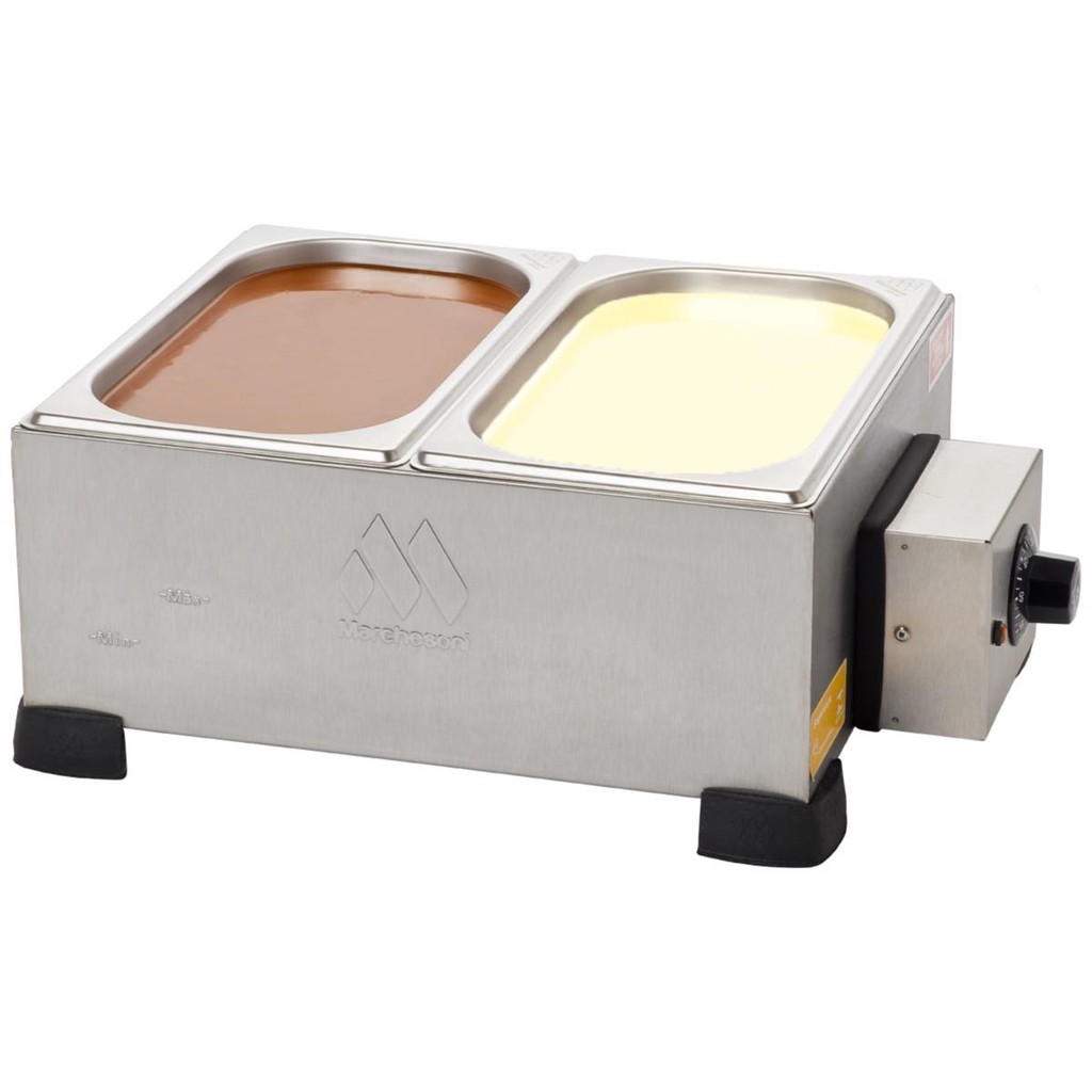 Derretedeira De Chocolate Inox 5kg 2 Cubas 750W (127V) Marchesoni