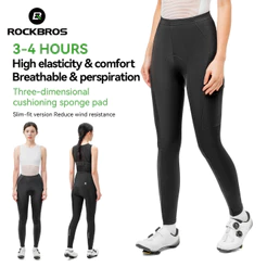 ROCKBROS Calças Femininas De Ciclismo Com Bolsos Laterais MTB Bicicleta De Estrada De Corrida Respirável Proteção UV Aco