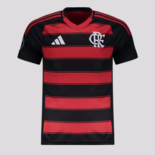 Camisa Adidas Flamengo I 2025 Patch Libertadores em Oferta na Shopee