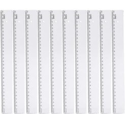 Régua New Line 30cm Cristal Maxcril – 10 Unidades