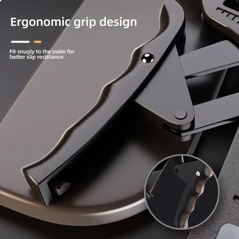 Hand Grip Metal 5-165 kg Resistente Fortalecedor Exercício Braço Antebraço Mola com Ajuste de Força