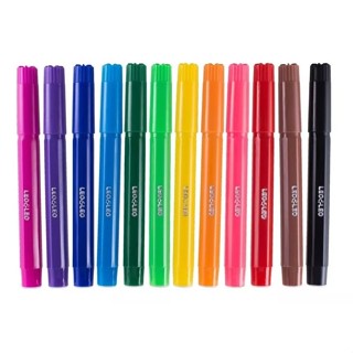 Caneta Hidrografica 12 Cores Big Estojo Leo E Leo em Oferta na Shopee