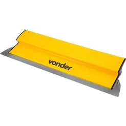 Desempenadeira para Massa Corrida 40cm Vonder Aço Inox Acabamento Profissional