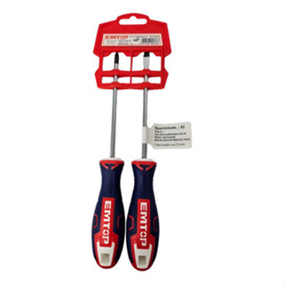 Jogo De Chave De Fenda Philips Emtop em Oferta na Shopee