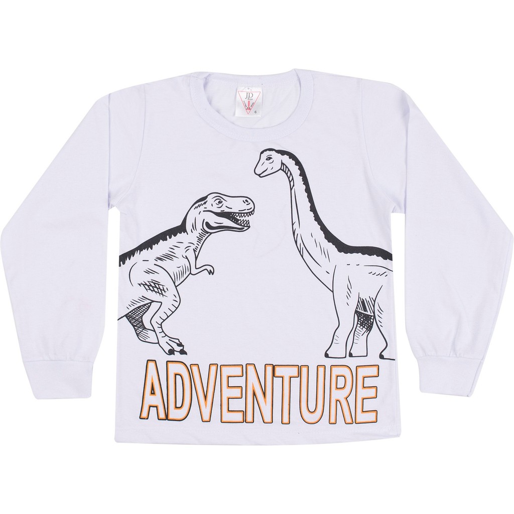Blusa Menino Inverno Dinossauro Adventure - JD Kids em Oferta na Shopee