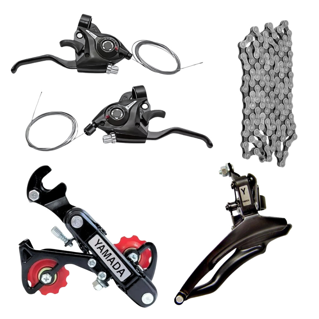 Kit Rapid Fire Bike Câmbio Traseiro Dianteiro 21v Corrente em Oferta na Shopee