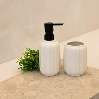 2 Peças para Banheiro Wolff Pumpkin de Cerâmica Branco em Oferta na Shopee