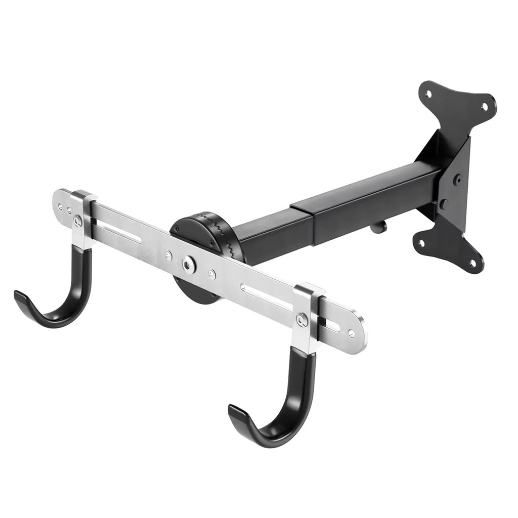 Suporte Horizontal Calypso Ajustável para Fixar Bicicleta Pelo Quadro na Parede Preto