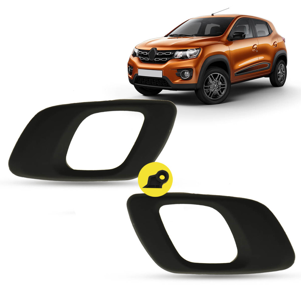 Par Gatilho Maçaneta Interna da Porta Dianteira Traseira Preto Haste Curvada Renault Kwid 2016 2017 2018 2019 2020 2021