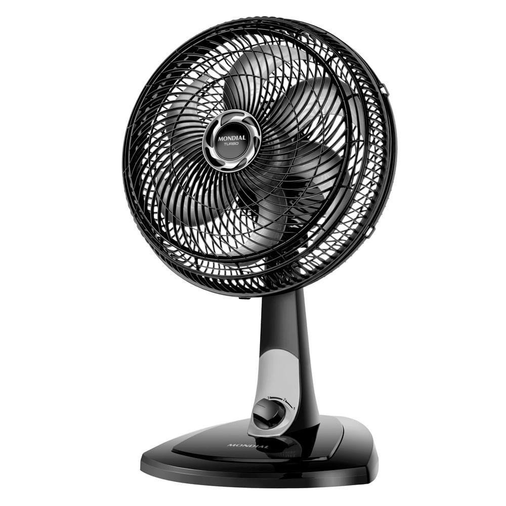 Ventilador de Mesa Mondial Turbo 06 Pás VT-30-NB 110V em Oferta na Shopee