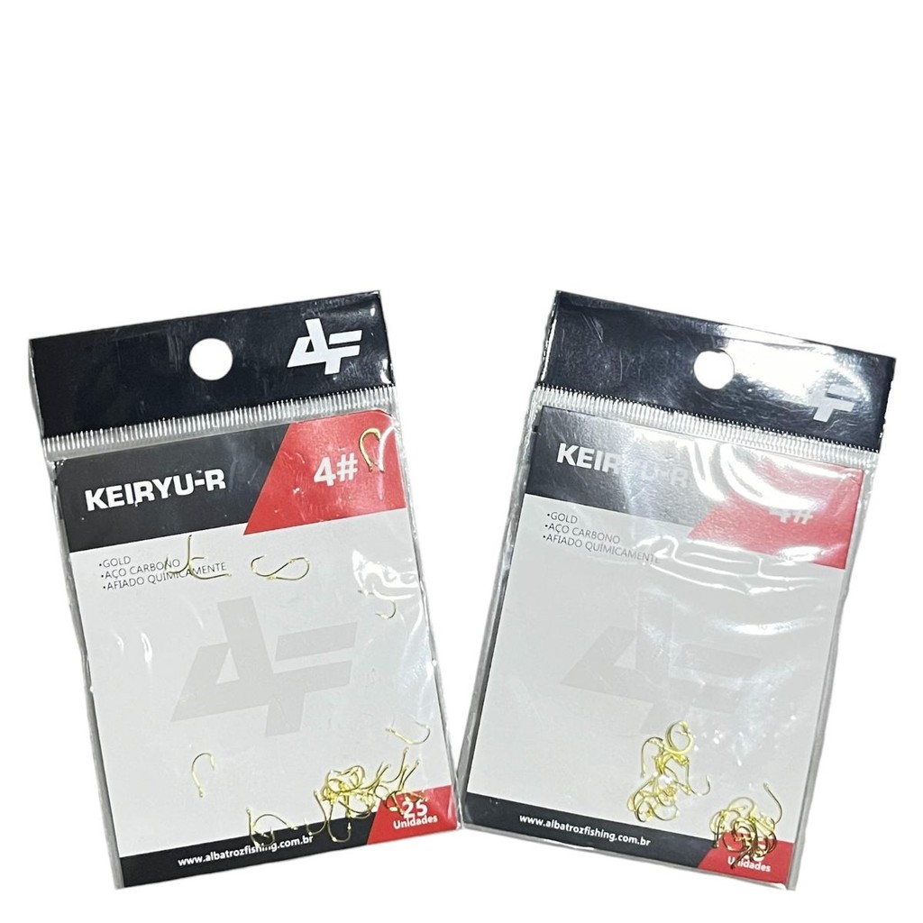 Anzol Keiryu-R Albatroz Fishing Gold em Oferta na Shopee