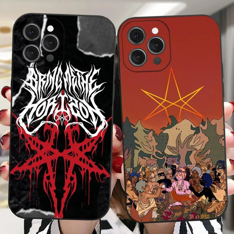 TK-1 B-BringS Me The HorizonS Bmth Capa De Telefone Para iPhone 16 , 17,15,14,13,12,11 Plus , Pro , Max , XR , XS , X ,