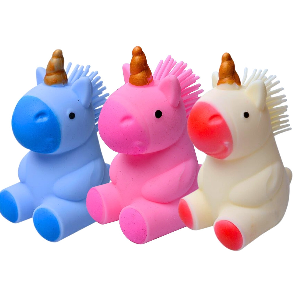 Mini Brinquedo Squishy Unicórnio Apertar Estresse - Castela - Mom & Baby