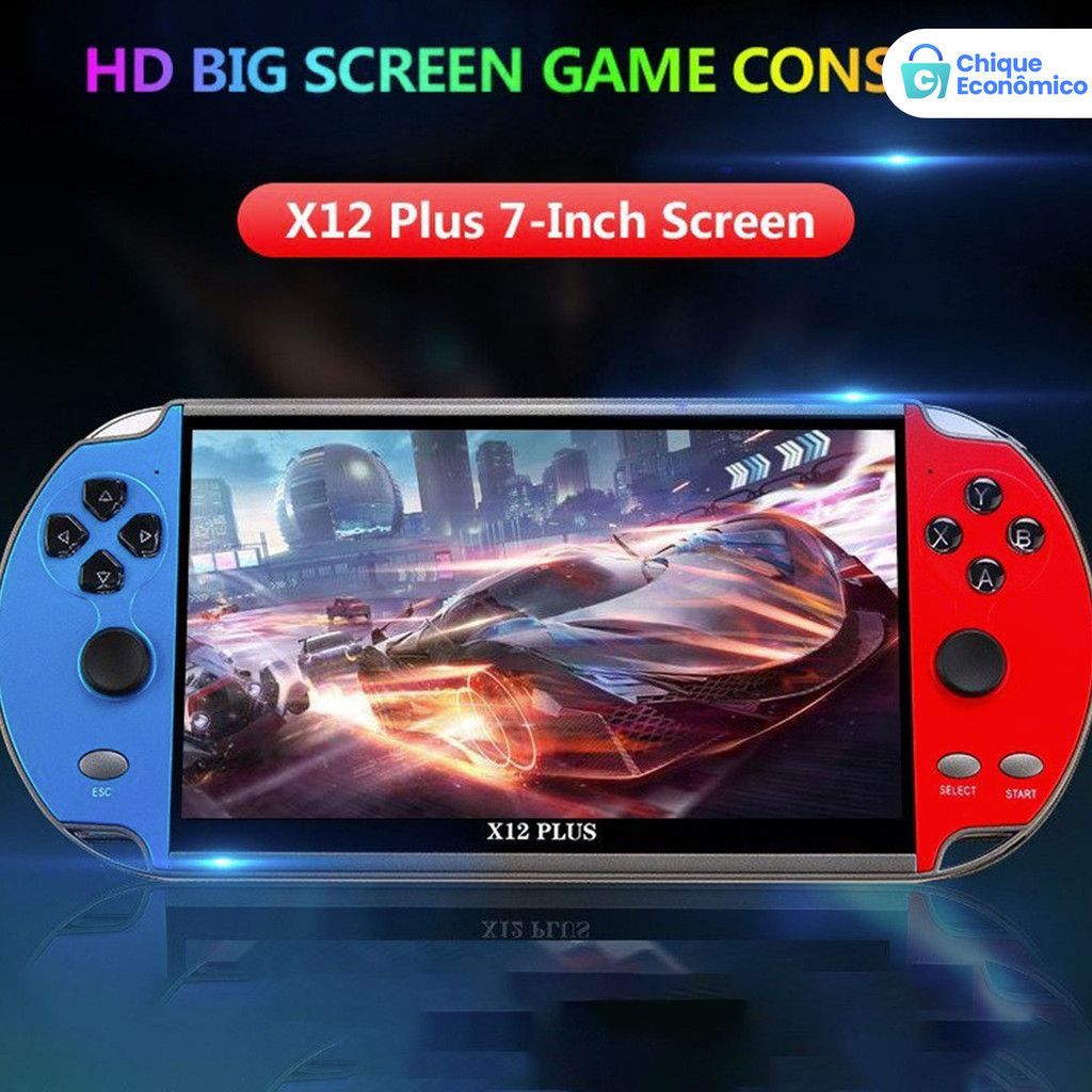 2026 Videogame Portatil 16GB Console de Mão Memoria Expansivel 10000 Jogos Retro Tela 5.8 /5.5