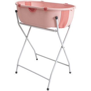 Banheira de Bebe com Suporte Kiddo Flap Plus Compacta Rosa em Oferta na Shopee