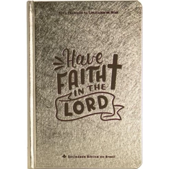 Bíblia Sagrada NTLH | Letra Grande | Capa Dura | Dourado Faith