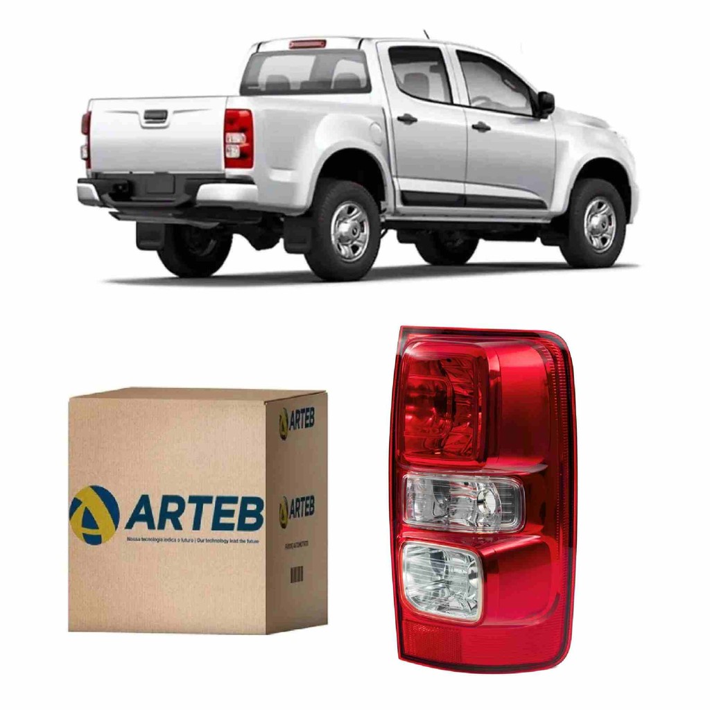Lanterna Traseira Original Arteb S10 2012 2013 2014 2015 2016 2017 2018 2019 2020 Lado Direito Sem Luz De Neblina em Oferta na Shopee