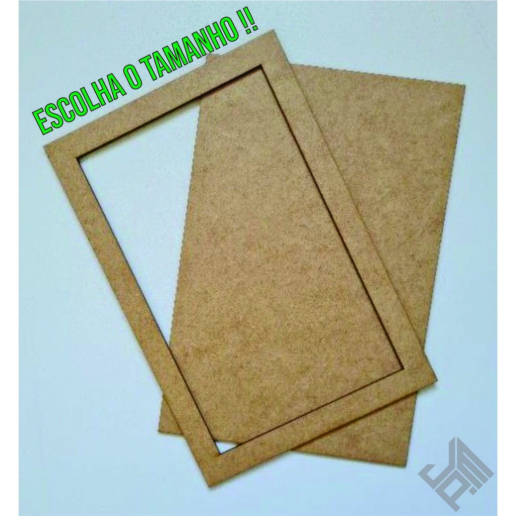 Kit 10 Quadro Moldura Diversos Tamanhos - A4 A5 A6 Mdf 3mm Cru em Oferta na Shopee