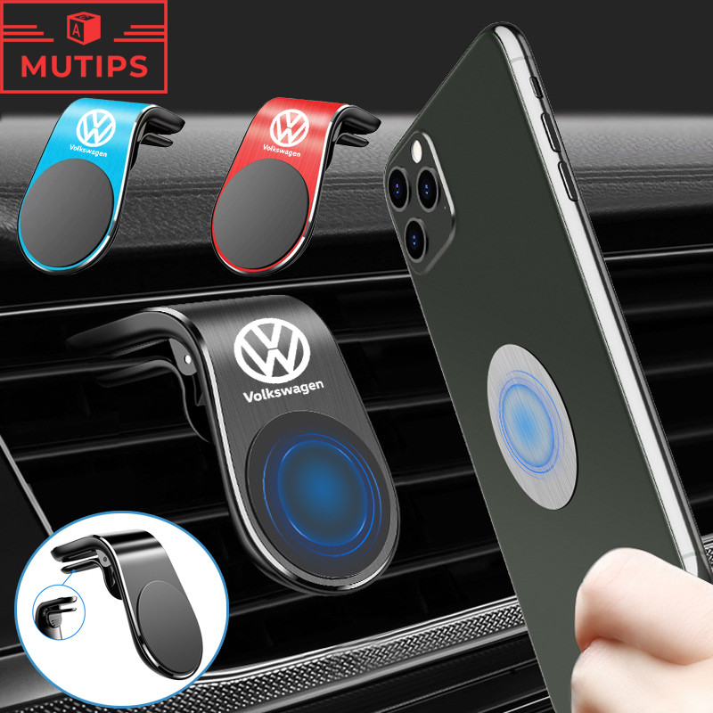 Volkswagen Carro Suporte Do Telefone Móvel Forte Saída De Ar Magnética Para VW Polo T-Cross Gol Saveiro Nivus Virtus Tao