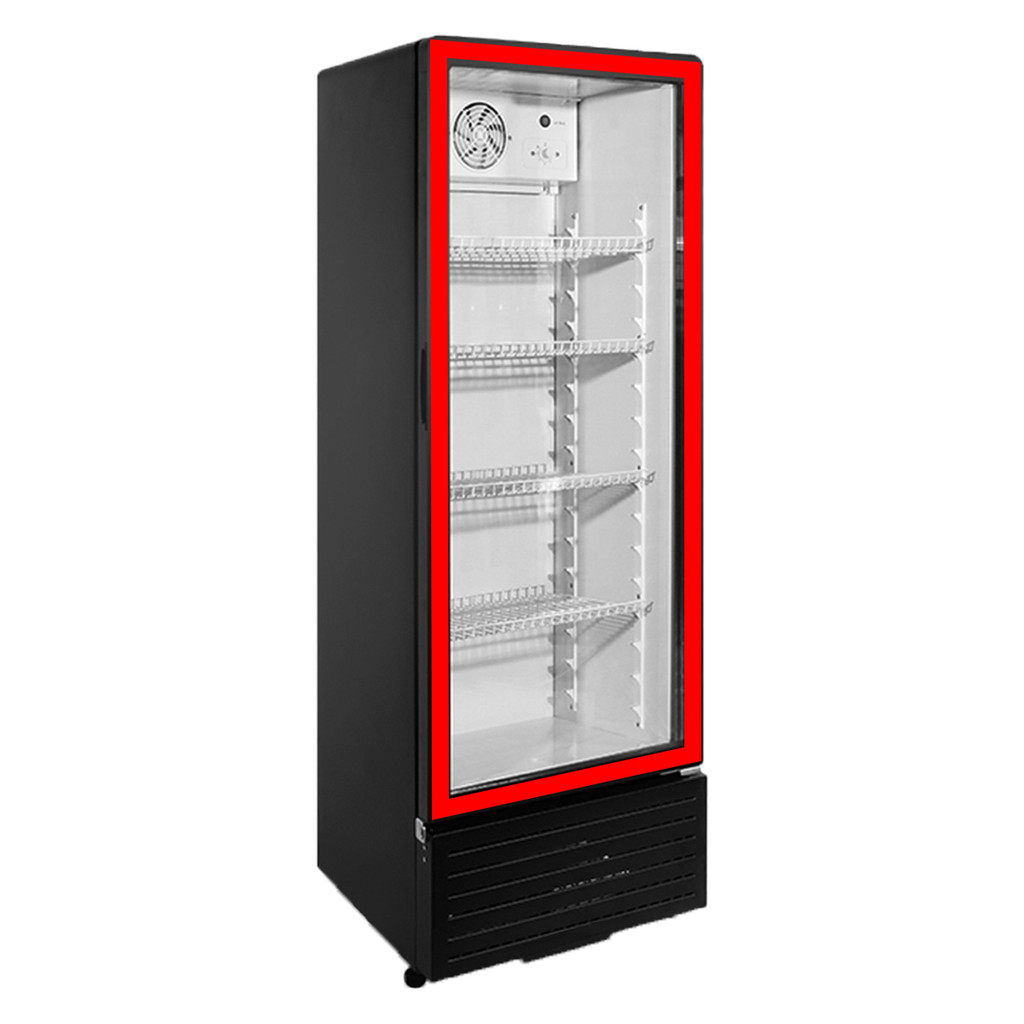 Gaxeta Borracha Expositor Vertical Para Reubly Porta 66x150