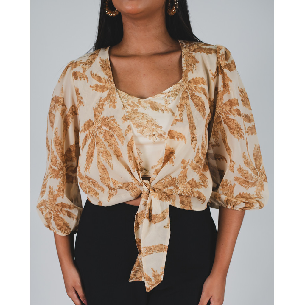 Blusa Chiffon Estampado Formitz