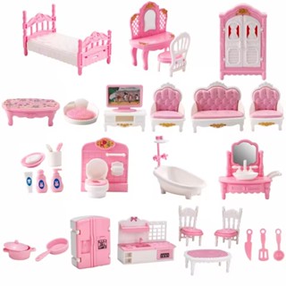 1 : 12 Conjunto De Móveis Para Casa De Bonecas Em Miniatura Quarto Sala De Estar Cozinha Banheiro Beliche Acessórios Sim em Oferta na Shopee
