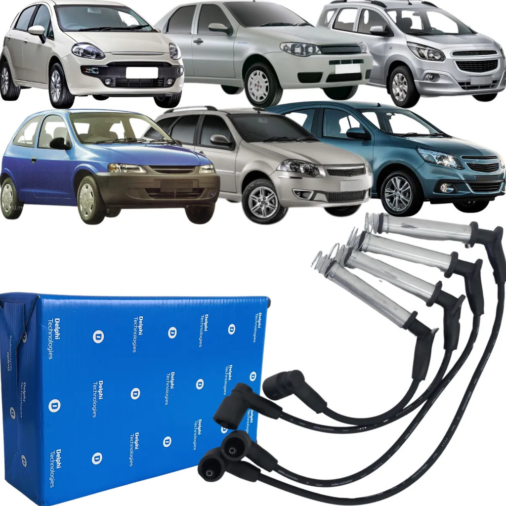 Cabo Vela Ignição Gm Corsa Celta Agile Cobalt Montana 1.0 1.4 1.8 em Oferta na Shopee