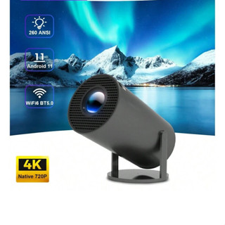 Projetor 4K HD 150 Polegadas Celular, Tv B0x, Xbox, PS, Pc, Wifi e Bluetooth HY300 Magcubi...