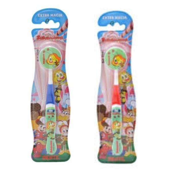 Kit 2 Escovas  Infantil Tri Dente Zuzubalândia Ref: ED91 - Belanet em Oferta na Shopee