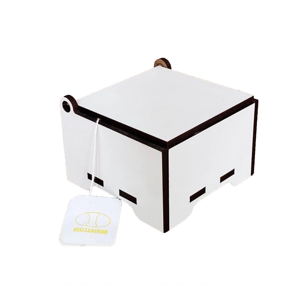 KIT 10 Caixas chá para sublimação em MDF decoração cozinha casa