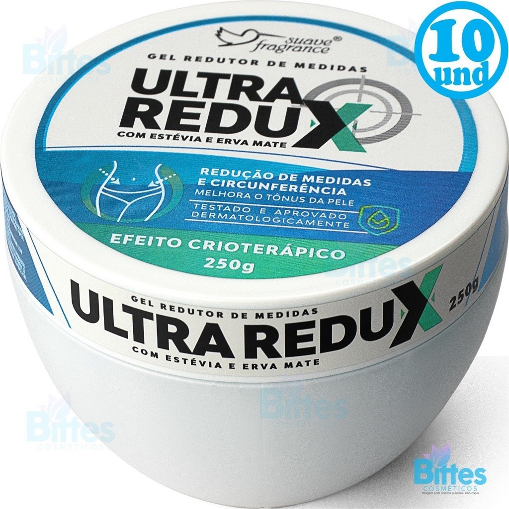 10 Gel Corporal Ultra Redux Suave Fragrance Atacado