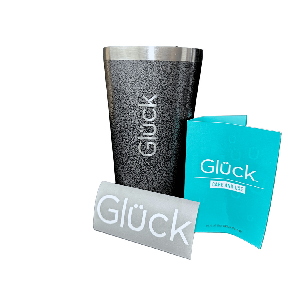 Copo Térmico Glück Sleek 473ml - Hammer Black | Elegância e Desempenho Térmico em Um Só Produto