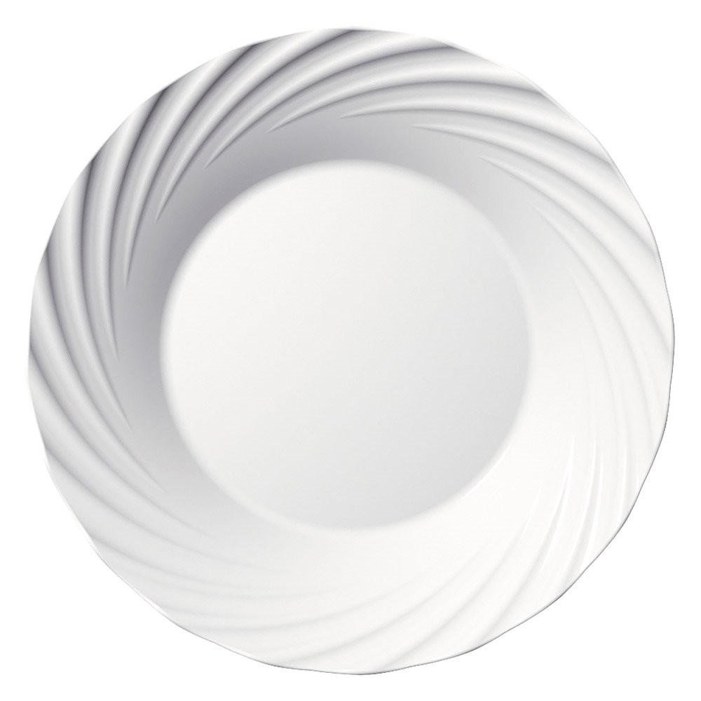 Conjunto de Pratos Fundos Duralex Opaline Jasmim 24 peças - Home & Living