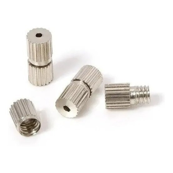 20 - 100 Pçs - Fecho Rosca - Cuproníquel - Bijuterias - prata/Dourado em Oferta na Shopee