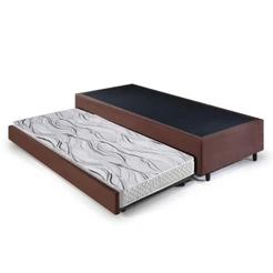 Bicama Box Solteiro 88x188 com Colchão Auxiliar Ecoflex